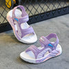 New Kids' Purple Cute and Simple Trendy Spring/Summer Comfortable - Non-Slip PVC Sole with Hook & Loop Closure Sandals SDL7585B