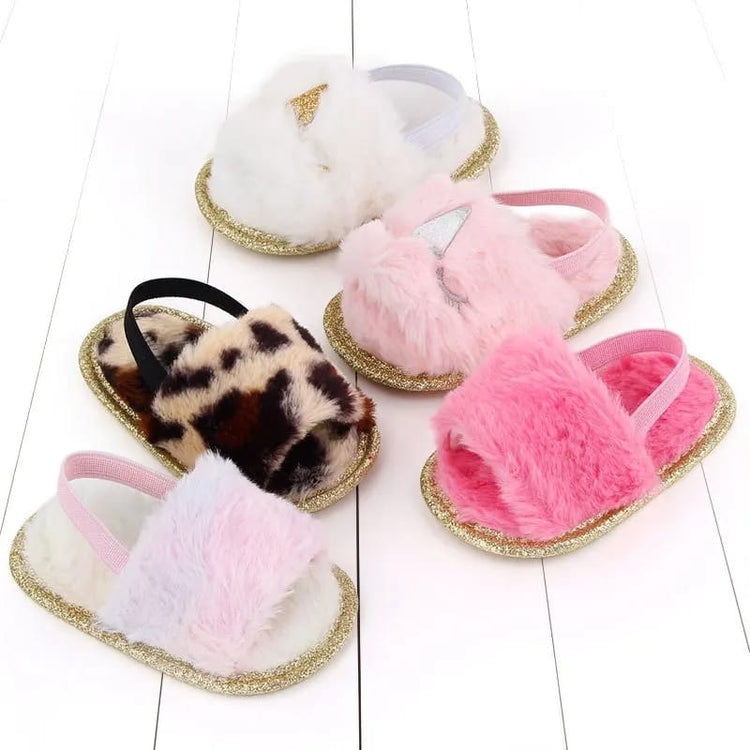 White Fur Slipper SLP8012A