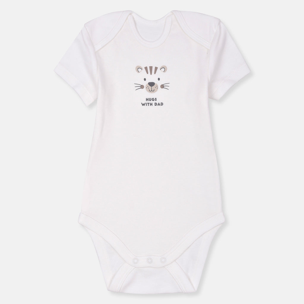 C&A "Hugs with Dad" Lion Face Printed Romper (Tag-cut) BS6115H