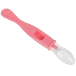 Pink Soft Silicone Spoon for 0-2 Years Old Baby Food Safe Feeding Spoons 2 Pc Set FS107B