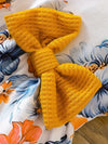 Toddler Baby Girls Casual Cute 2pcs Outfit, Floral Print Bow Sleeveless Dress & Ribbed Cardigan Outdoor Set FD6102E
