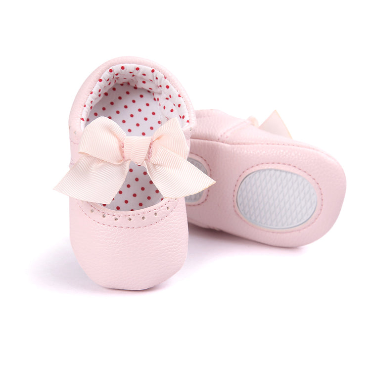 Pink Bow Booties BTS9070A