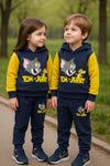 Tom and Jerry Design Baby Hoodie & Trouser Set - Soft Fleece Stuff, Machine Washable - Perfect for Winter, Perfect for Outdoor TS6419B