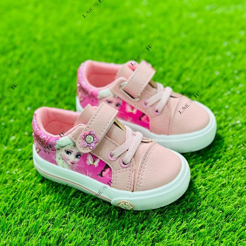 Pink with Barbie Print Sneaker Shoes SH7044A