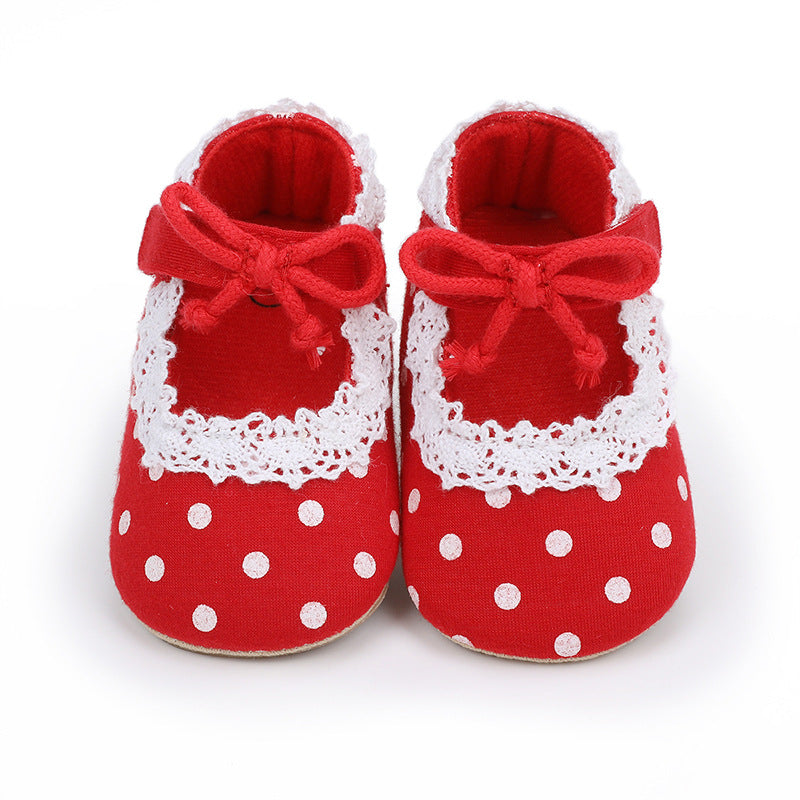 Red Princess Lovely Toddler Baby Girls Shoes SH7143D