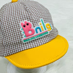 Fashion Baby Mustard & White Bling Cap CP5024A