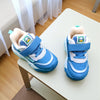 Blue & Sliver with Duck Face Jogger Shoes SH7048A
