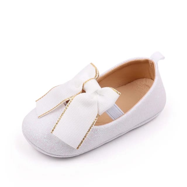 White Design Baby Girls Dress Shoes SH7114