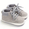 Grey Children's Boys' High-top Casual Toddler Soft-soled Newborn Sports Booties BTS9122D