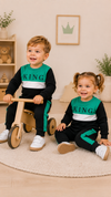 King Design Baby Hoodie & Trouser Set - Soft Fleece Stuff, Machine Washable - Perfect for Winter, Perfect for Outdoor TS6419G