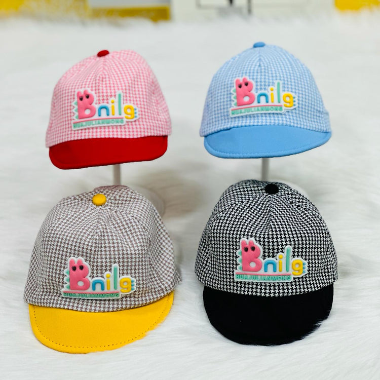 Fashion Baby Mustard & White Bling Cap CP5024A