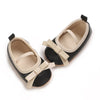 Black Bow Party Style Rubber Sole Girls Shoes SH7157B