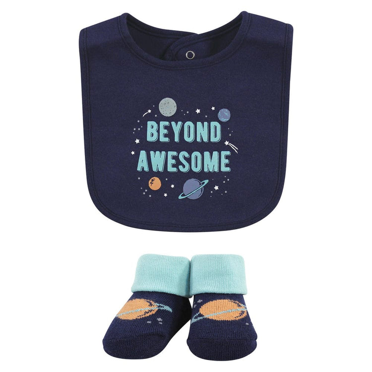 HB 5 Pieces Bibs & Socks Set, Beyond Awesome BB2019G