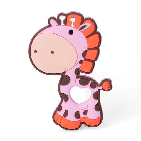 Pink Giraffe Baby Silicone Teethers BPA Free BCP1030C