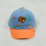 Girl's Peach & Sky-blue Baseball Cap CP5045C