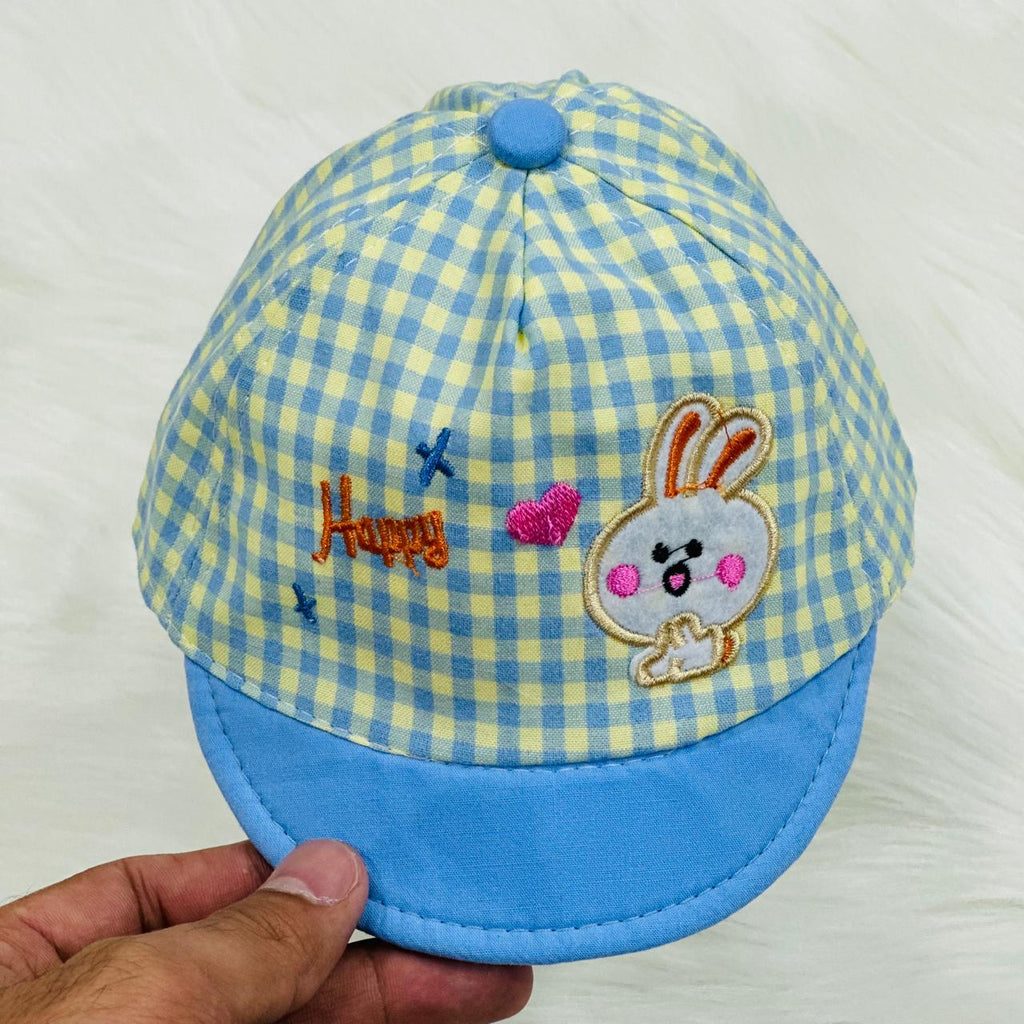 Fashion Baby Sky Blue Happy Face Cap CP5038B