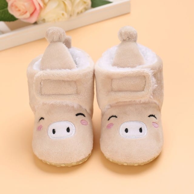 Cream Color Toddlers Winter Fashionable Boys And Girls Shoes SH7147A