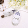 Casual Slip-on Low Top Loafer White Booties for Baby Boys BTS9103C
