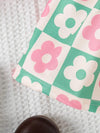 2pcs, Baby Girl Flower Plaid Random Print Long Sleeve Cardigan Top + Flower Random Print, Suitable for Daily/Holiday/Party/Gift, for Outdoor FD6149A