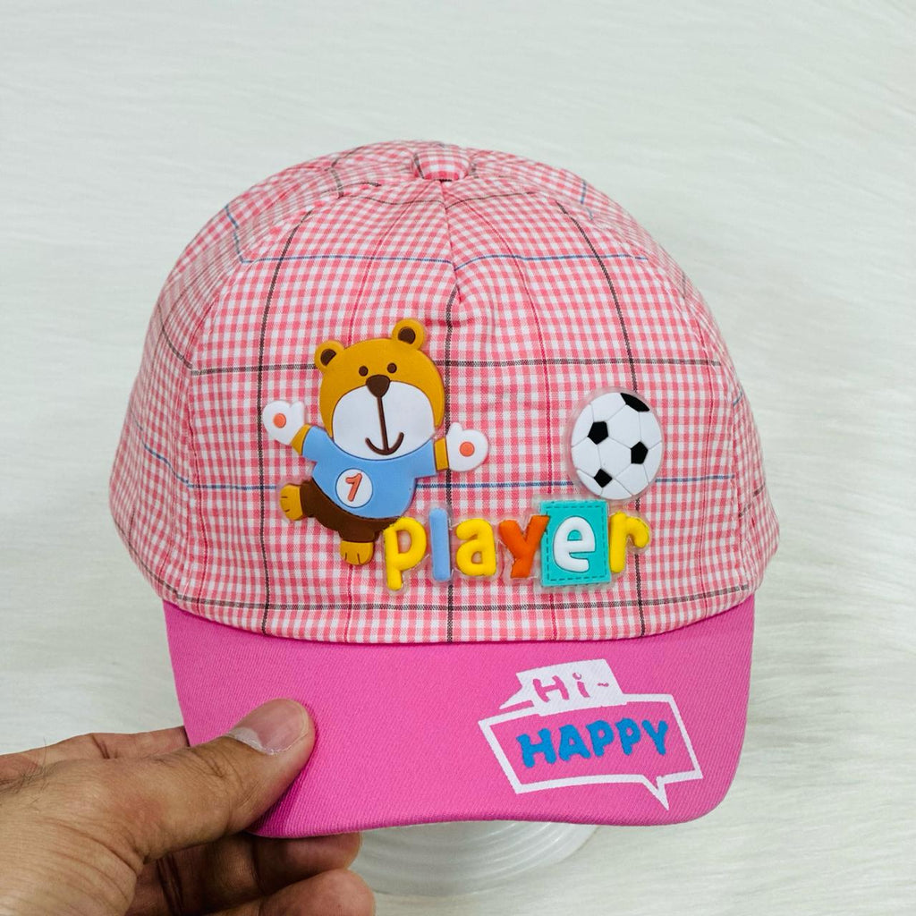 Children's Fashion Light Pink Player Cap CP5019C