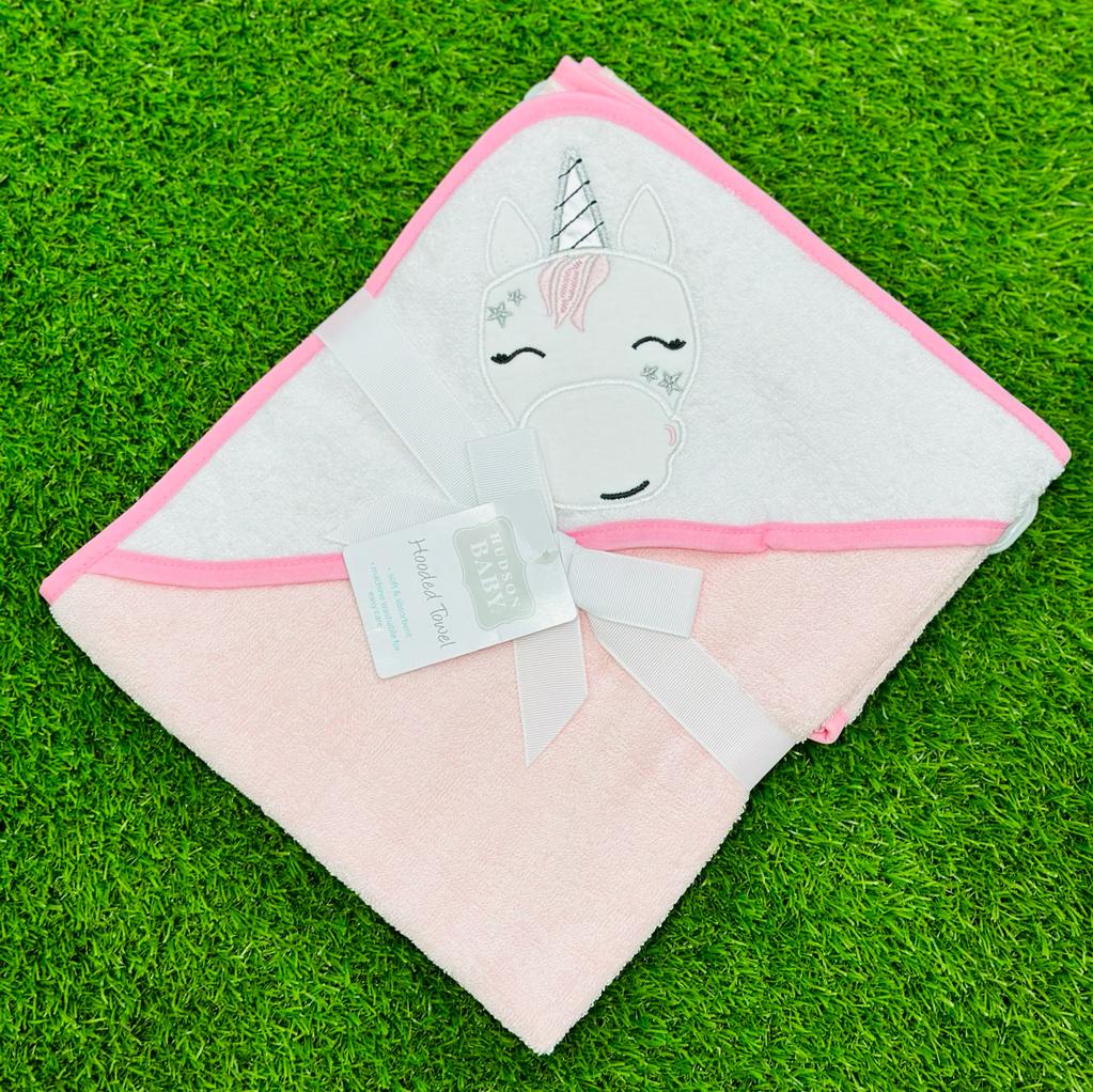 HB Pink Unicorn Hooded Towel TB6503B