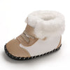 Golden & White Toddlers Winter Fashionable Boys And Girls Shoes SH7155B