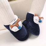 Navy Blue Infant Fleece Warm Winter Shoes SH7129A