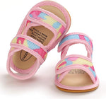 Pink & Yellow Camouflage Summer Cool Sandals SDL7534B