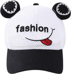 Girl's Black & White Baseball Cap CP5047A