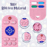 Pink TV Remote Shape Toddlers Theether BCP1033D