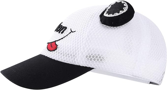 Girl's Black & White Baseball Cap CP5047A