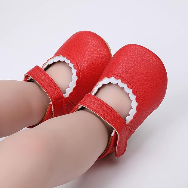 Red Fashionable Baby Girl's Shoes SH7141A