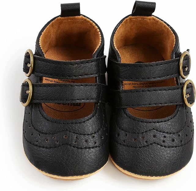 Black Baby Girls Shoes SH7089B