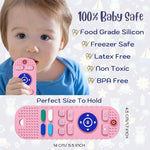 Pink TV Remote Shape Toddlers Theether BCP1033D