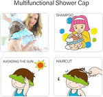 Yellow Adjustable Safe Soft Bathing Baby Shower Hair Wash Cap for Children 0-12 Years Old BCP1029C