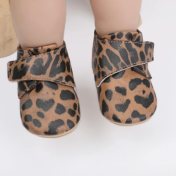 Leopard print baby moccasins on sale