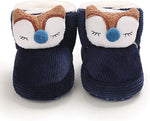 Navy Blue Infant Fleece Warm Winter Shoes SH7129A