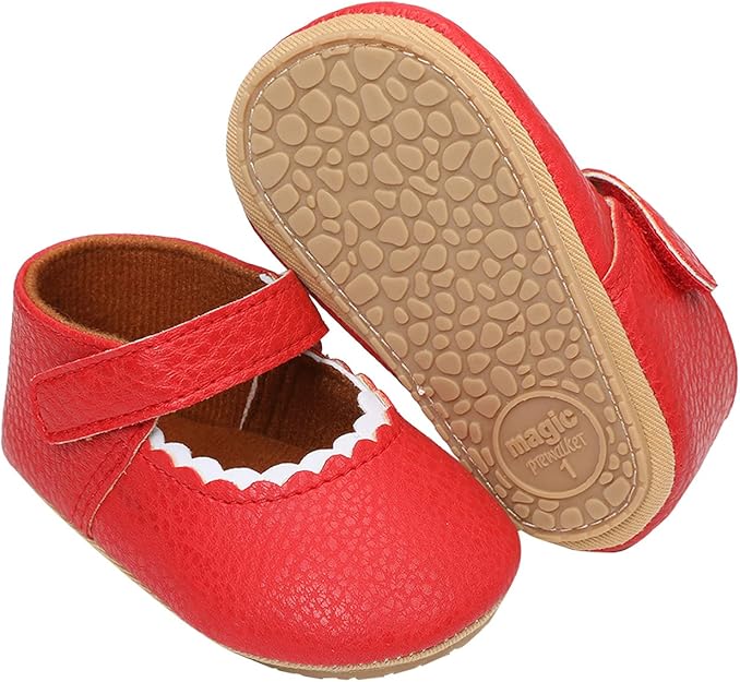 Red Fashionable Baby Girl's Shoes SH7141A