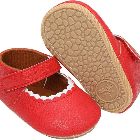 Red Fashionable Baby Girl's Shoes SH7141A