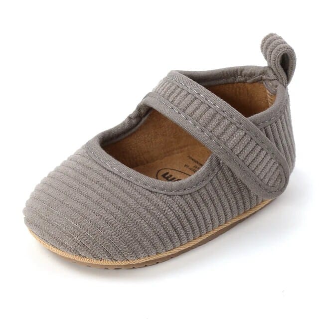 Gray Toddler Baby Girls Shoes SH7145A