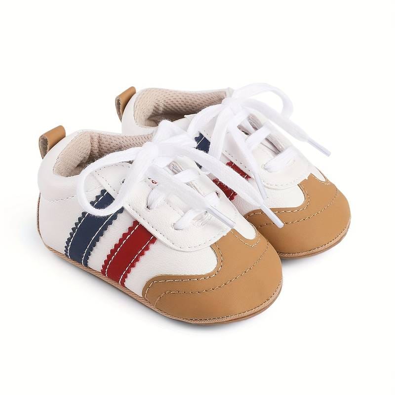 Brown & White Shoes SH7078A