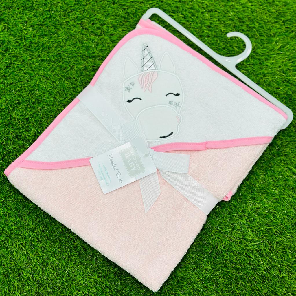 HB Pink Unicorn Hooded Towel TB6503B