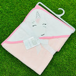 HB Pink Unicorn Hooded Towel TB6503B