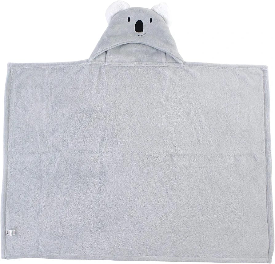 HB Plush Blanket with Hood, Koala TB6520B