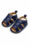 JF Navy Blue Summer Rubber-Soled Sandals for Boys And Girls SDL7561B