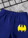 Batman Design Baby Hoodie & Trouser Set - Soft Fleece Stuff, Machine Washable - Perfect for Winter, Perfect for Outdoor TS6419A