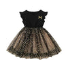 JF Black & Golden Fancy Frock FD6076C
