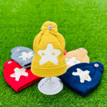 Yellow Winter Warm Star Knitting Hat Cap CP5002B