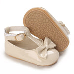 Apricot Color Baby Girls Princess Bow Shoes SH7090