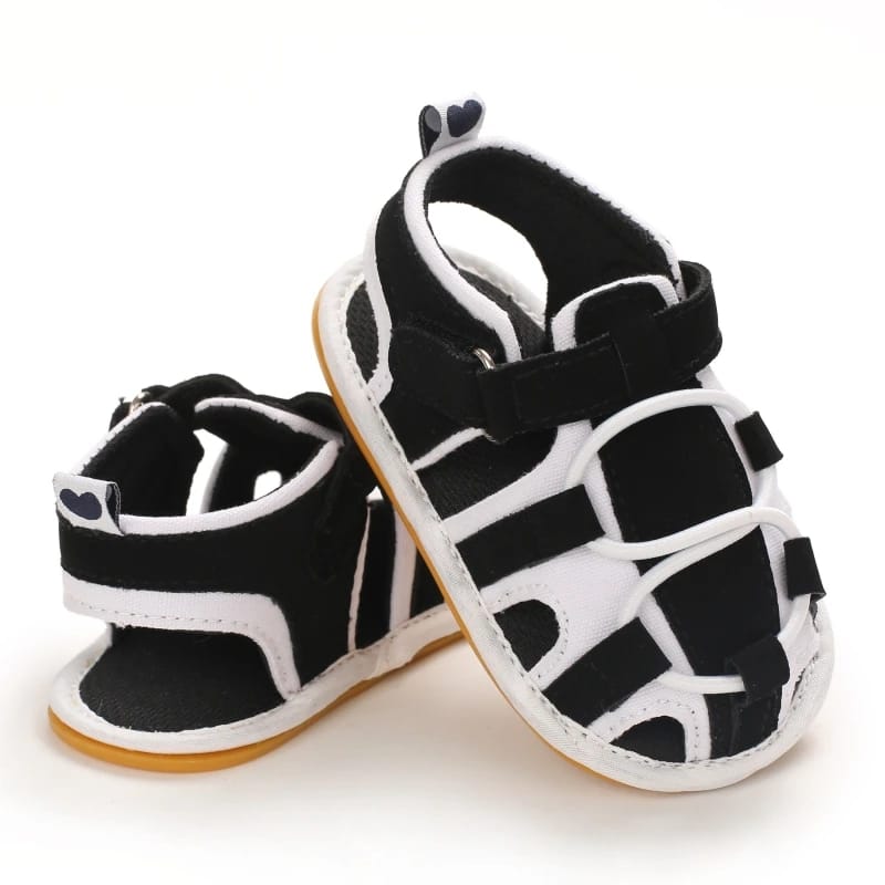 Balck & White Sandals SDL7508A